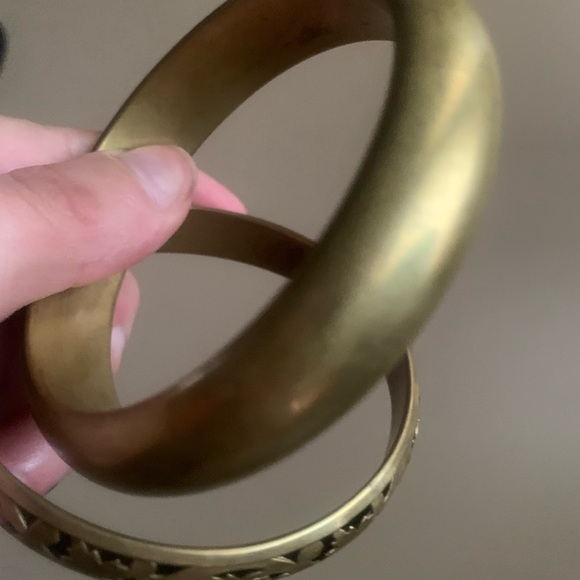 solid brass bangles - Picture 4 of 5